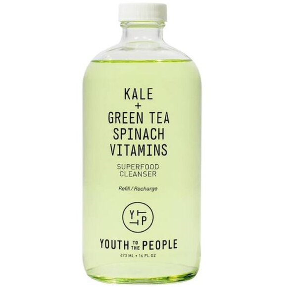 NEW Youth to the People Kale + Green Tea Spinach Cleanser | Refill Glass Size - Picture 1 of 1
